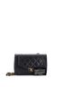 Chanel 100% Leather Black Vintage Diana Flap Bag Quilted Lambskin Small One size - photo 3