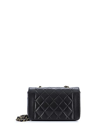 Chanel Vintage Diana Flap Bag Quilted Lambskin Small (view 2)