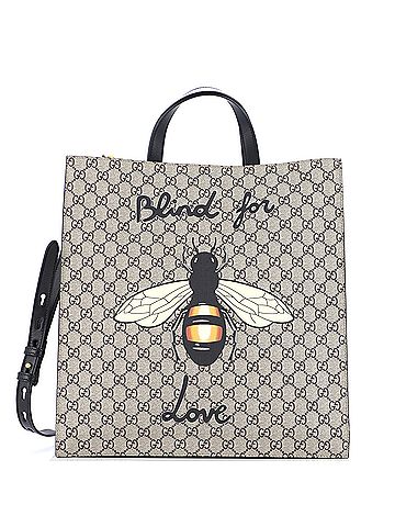 Gucci Convertible Soft Open Tote Printed GG Coated Canvas Tall (view 1)