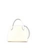 Prada 100% Leather White Monochrome Tote Saffiano with City Calf Small One size - photo 4