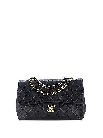 Chanel Vintage Classic Double Flap Bag Quilted Lambskin Small (view 1)