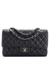 Chanel 100% Leather Black Vintage Classic Double Flap Bag Quilted Caviar Medium One size - photo 3