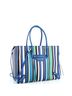 Balenciaga 100% Leather Papier B4 Zip Around Classic Studs Bag Striped Leather One size - photo 4