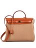 Hermès 100% Leather Brown Herbag Zip Leather and Toile 31 One size - photo 1