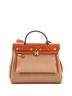 Hermès 100% Leather Brown Herbag Zip Leather and Toile 31 One size - photo 2