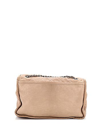 Chanel Natural Beauty Split Pocket Flap Bag Quilted Leather Large (view 2)