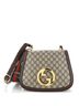 Gucci 100% Coatead Canvas Brown Blondie NM Flap Bag GG Coated Canvas Medium One size - photo 1