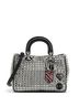 Christian Dior 100% Wool Diorissimo Tote Patch Embellished Metallic Tweed Mini One size - photo 1