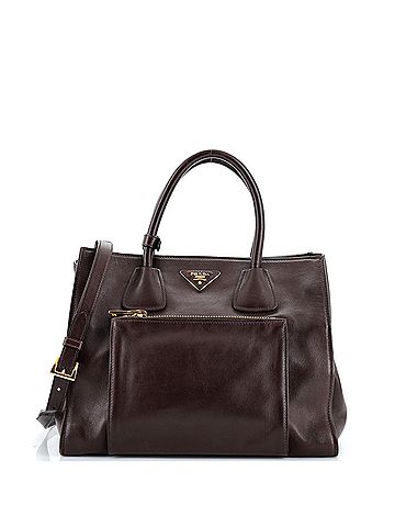 Prada Front Pocket Wing Convertible Tote Soft Calf (view 1)