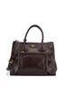 Prada 100% Leather Brown Front Pocket Wing Convertible Tote Soft Calf One size - photo 1