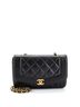 Chanel 100% Leather Black Vintage Diana Flap Bag Quilted Lambskin Small One size - photo 3