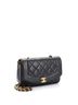 Chanel 100% Leather Black Vintage Diana Flap Bag Quilted Lambskin Small One size - photo 2