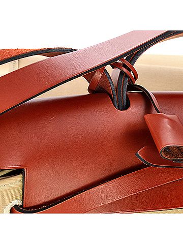 Hermès Herbag Zip Leather and Toile 39 (view 1)