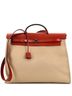 Hermès 100% Leather Tan Herbag Zip Leather and Toile 39 One size - photo 2