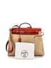 Hermès 100% Leather Tan Herbag Zip Leather and Toile 39 One size - photo 5