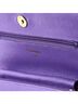 Chanel 100% Leather Purple Wallet on Chain Quilted Caviar One size - photo 4