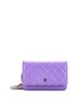Chanel 100% Leather Purple Wallet on Chain Quilted Caviar One size - photo 5