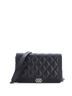 Chanel 100% Leather Black Boy Wallet on Chain Quilted Caviar One size - photo 1