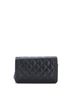 Chanel 100% Leather Black Boy Wallet on Chain Quilted Caviar One size - photo 4