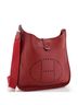 Hermès 100% Leather Red Evelyne Bag Gen III Clemence TGM One size - photo 3