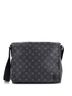 Louis Vuitton 100% Coatead Canvas Black District Messenger Bag Monogram Eclipse Canvas MM One size - photo 3