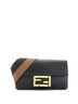 Fendi 100% Leather Black Flat Baguette Bag Leather Mini One size - photo 3
