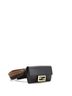 Fendi 100% Leather Black Flat Baguette Bag Leather Mini One size - photo 4