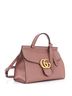 Gucci 100% Leather Pink GG Marmont Top Handle Bag Leather Small One size - photo 3