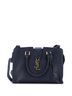 Saint Laurent 100% Leather Blue Monogram Cabas Leather Baby One size - photo 1