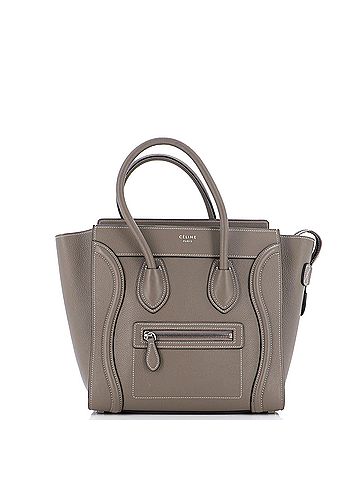 Céline Luggage Bag Grainy Leather Micro (view 1)