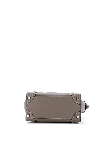 Céline Luggage Bag Grainy Leather Micro (view 2)