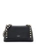 Valentino Garavani 100% Leather Black Rockstud Crossbody Flap Bag Leather Mini One size - photo 1
