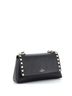 Valentino Garavani 100% Leather Black Rockstud Crossbody Flap Bag Leather Mini One size - photo 3