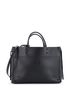 Balenciaga 100% Leather Black Blackout Papier A6 Zip Around Tote Leather One size - photo 2