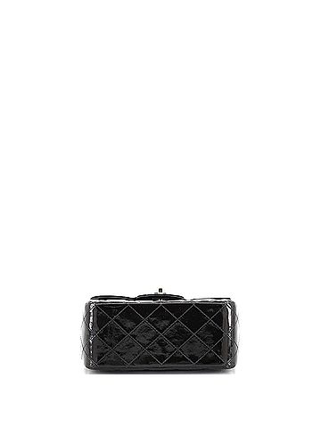 Chanel Square Classic Single Flap Bag Quilted Patent Mini (view 2)