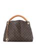 Louis Vuitton 100% Coatead Canvas Brown Artsy Handbag Monogram Canvas MM One size - photo 1