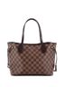 Louis Vuitton 100% Coatead Canvas Brown Neverfull Tote Damier PM One size - photo 1