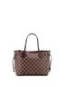 Louis Vuitton 100% Coatead Canvas Brown Neverfull Tote Damier PM One size - photo 4