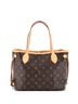 Louis Vuitton 100% Coatead Canvas Brown Neverfull Tote Monogram Canvas PM One size - photo 1