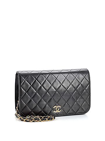 Chanel Vintage Full Flap Bag Quilted Lambskin Medium (view 2)
