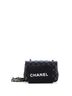 Chanel 100% Leather Black Classic Single Flap Bag Quilted Lambskin Mini One size - photo 3