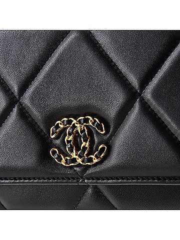Chanel 19 Wallet on Chain Quilted Goatskin (view 2)