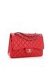 Chanel 100% Leather Red Classic Double Flap Bag Quilted Lambskin Jumbo One size - photo 2