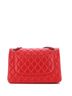 Chanel 100% Leather Red Classic Double Flap Bag Quilted Lambskin Jumbo One size - photo 5