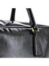 Prada 100% Leather Black Bauletto Bag Vernice Saffiano Leather Medium One size - photo 1