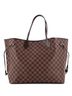 Louis Vuitton 100% Coatead Canvas Brown Neverfull Tote Damier GM One size - photo 1