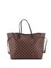 Louis Vuitton 100% Coatead Canvas Brown Neverfull Tote Damier GM One size - photo 4