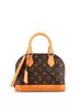 Louis Vuitton 100% Coatead Canvas Brown Alma Handbag Monogram Canvas BB One size - photo 1