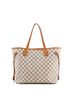 Louis Vuitton 100% Coatead Canvas White Neverfull NM Tote Damier MM One size - photo 4