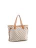 Louis Vuitton 100% Coatead Canvas White Neverfull NM Tote Damier MM One size - photo 2